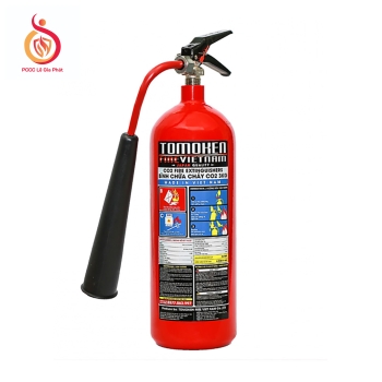 Bình chữa cháy Tomoken 3kg dạng khí CO2 TMK-VJ-CO2/3Kg