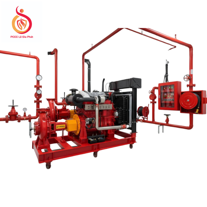 Máy bơm chữa cháy Diesel Dymax 110kW - 150HP